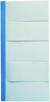 Блокнот на склейке с отрывными листками, размер: 225х115 мм., цвет: белый, 5 отрывн. бл.-105х45 мм. 70листов.